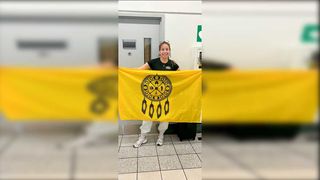 Emily Peltier represents Wiikwemkoong in Aotearoa