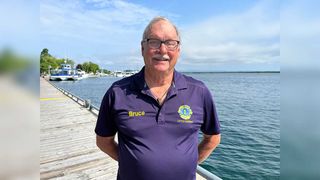 Little Current Lions Club President Bruce Burnett offers his president’s address for Fiesta-Haw 2026