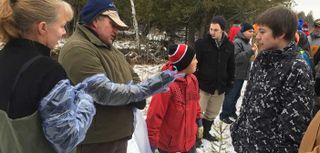 VIDEO – Stocking brook trout eyed eggs at Norton’s Creek