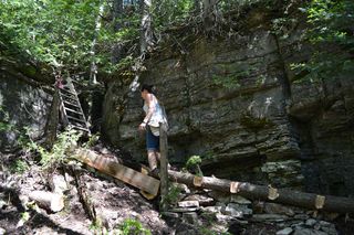 Boy has nasty fall from Cup and Saucer adventure trail
