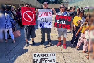 Community rallies in downtown Toronto after stray bullet kills Wiikwemkoong boy
