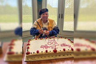 Island honours its last World War II veteran on his 100th birthday