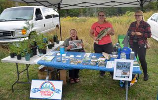 Manitoulin Streams employees can often be found at local events bringing awareness to the importance of stream rehabilitation
