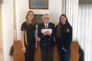 Gore Bay Legion donates funds to MSS robotics team