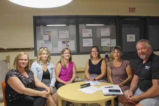 Employees and members of the Manitoulin Family Resources (MFR) children’s services program met with Algoma-Manitoulin MPP Mic