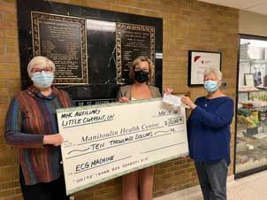 Manitoulin Health Centre Auxiliary donates $10,000 for ECG machine