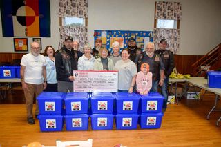 Redrum Spirit Chapter donates proceeds of Colour Run to Good Food Box