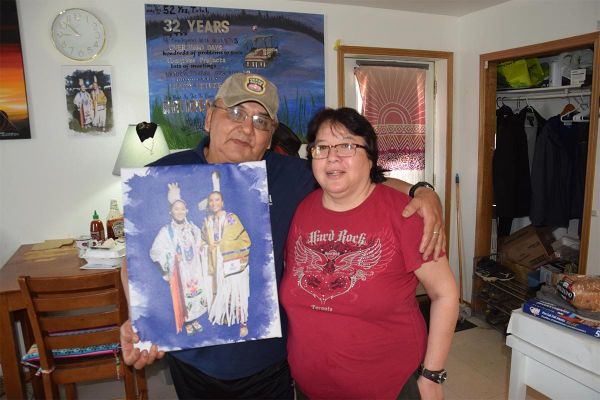 The powwow lies near and dear to longtime volunteer Gordie Odjig’s heart