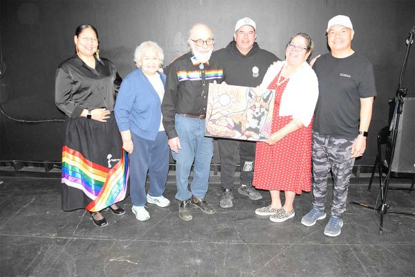 Lynda Trudeau feted at lunch by Debajehmujig Storyteller colleagues and friends