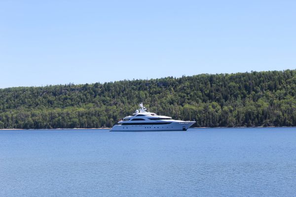 Billionaire yacht creates buzz in North Channel