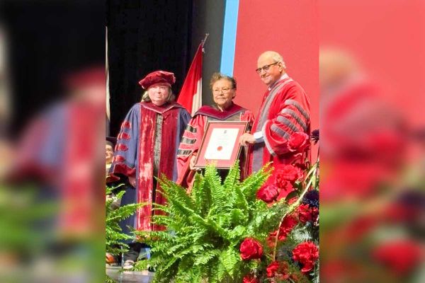 Barbara Nolan receives Honorary Doctorate from Algoma University