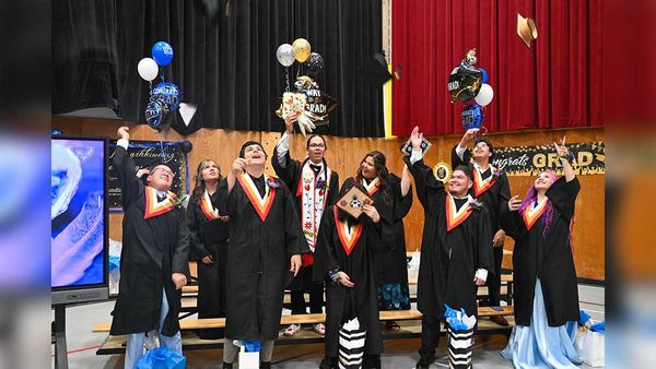 Wiikwemkoong High School celebrates its graduates in fine style