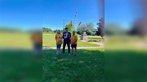 Manitoulin District Cenotaph  flagpole fundraiser making gains