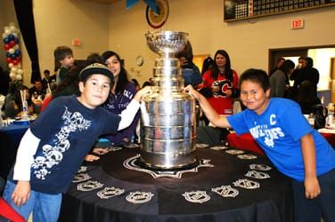Stanley Cup in Birch Island