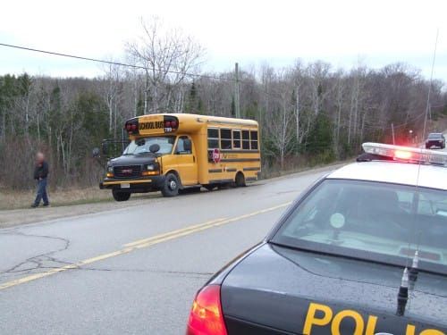 Loose wheel sidelines school bus bound for Manitoulin Secondary