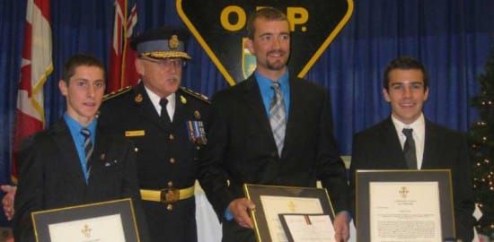 Island youths receive OPP awards for life saving efforts