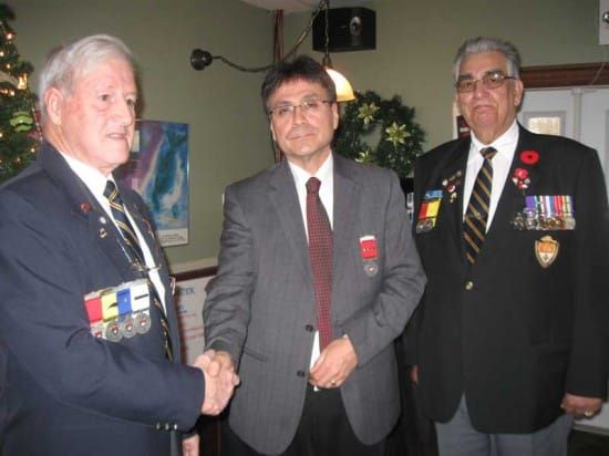 Dominic Beaudry presented with War Pensioners of Canada Ambassador Award