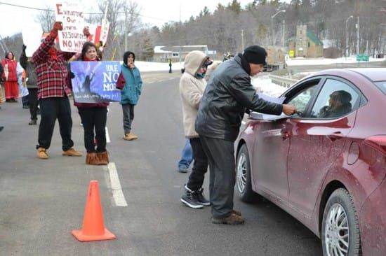 Whitefish River First Nation Idle No More Protest