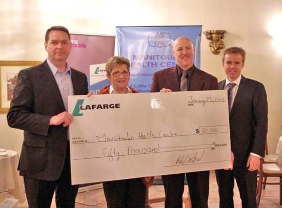 Lafarge Eastern donates $50,000 to MHC fundraising campaign