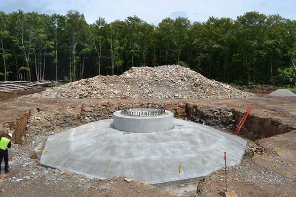 Wind farm moves ahead on land and under water