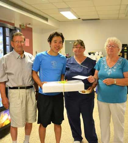 Family honours Island nurse for donation of shelter in Toronto