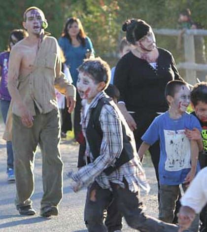 Wiky Zombie Walk raises funds for the Fostering Futures Fund