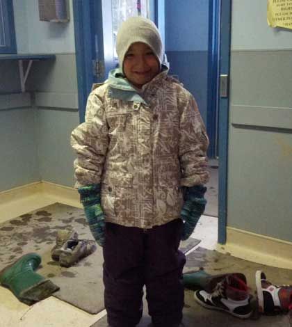 Chrissy Wade brings clothes to Northern kids, returns with rescue dogs and works too