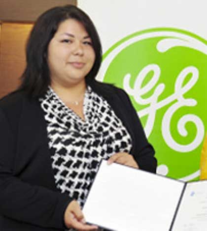 Wiky’s Amanda Peltier named 2013 GE Foundation Scholar-Leader