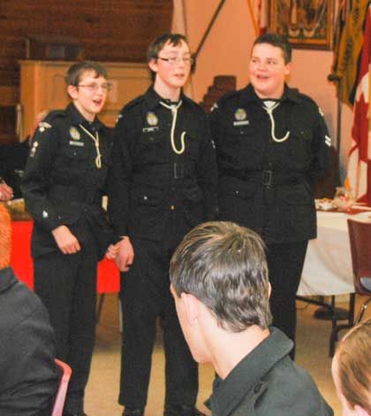 Sea Cadets hold Burns Night Dinner celebrating Scotland’s famous son