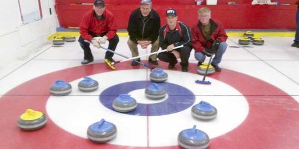 Bob Caddle rink scores eight-ender at Providence Bay men’s curling bonspiel