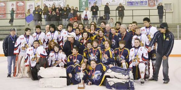 Elliot Lake Jr. Bobcats win the NOHA Bantam B Tournament of Champions