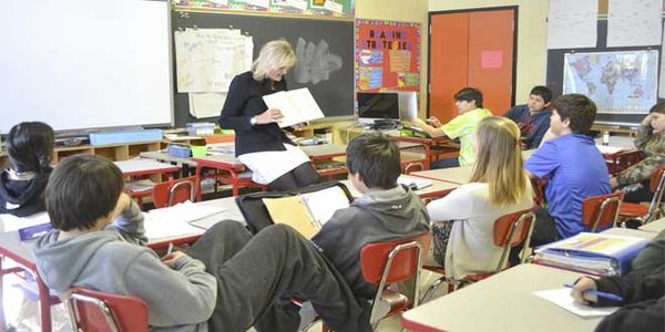 Literacy guru Penny Kittle inspires educators and students at Lakeview School