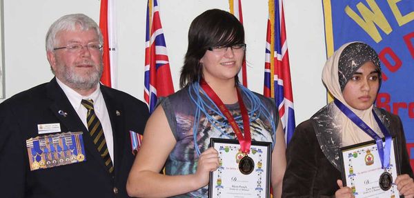 Sheguiandah student wins Ontario Legion public speaking competition