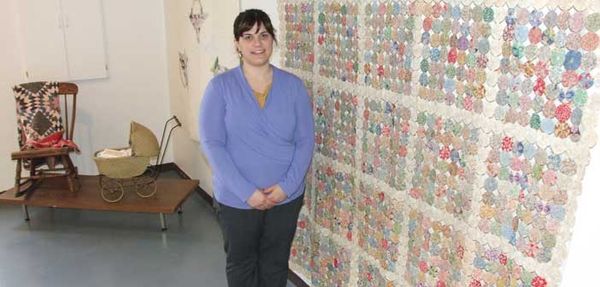 Heritage quilts on display at the Centennial Museum of Sheguiandah
