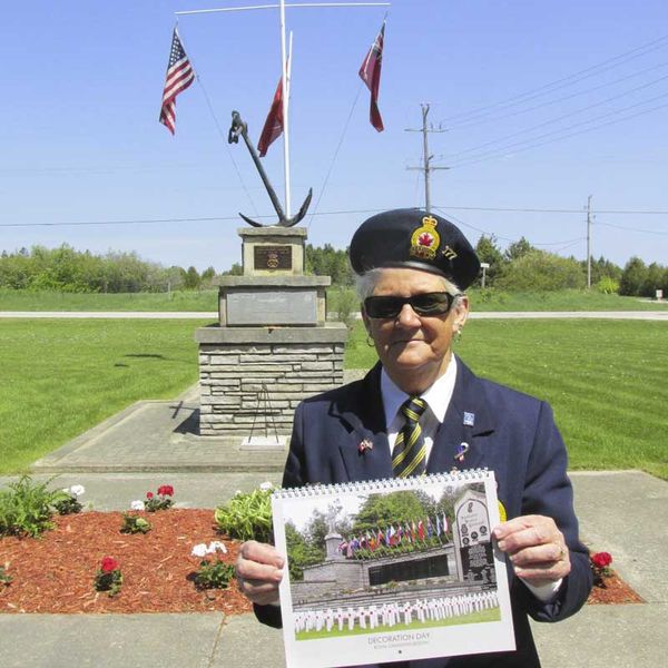 Decoration Day calendar seeks to raise repair funds for war memorial