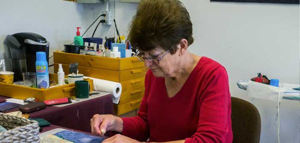 The art of fibre: Island inspires the sewn works of Lynda Noe on exhibition in Gore Bay