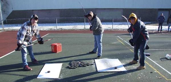 Three amigos fire 500 Pucks for Prostate