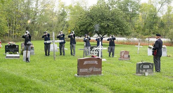 A 21-gun salute rings out to honour Aundeck Omni Kaning’s veterans