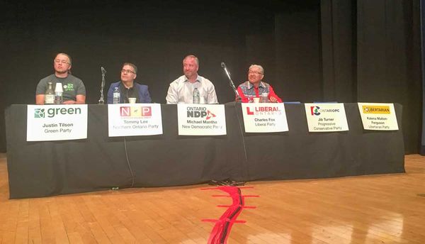 Four of six Algoma-Manitoulin candidates attend Expositor’s All Candidates’ Night
