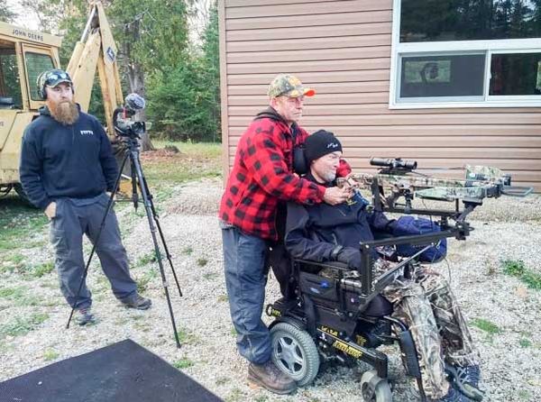 Fuel the Fire TV assists ALS hunter bag his “bucket list” whitetail deer