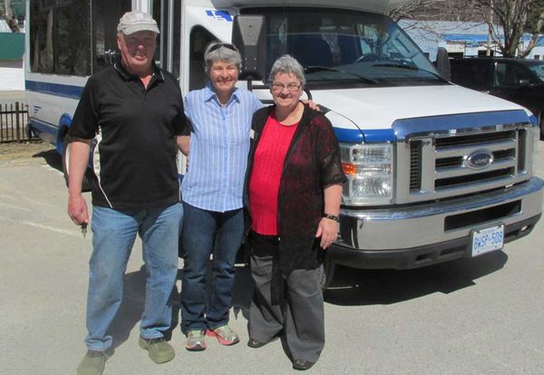 Lodge Angel Bus makes its maiden voyage, transports seniors to Gore Bay event