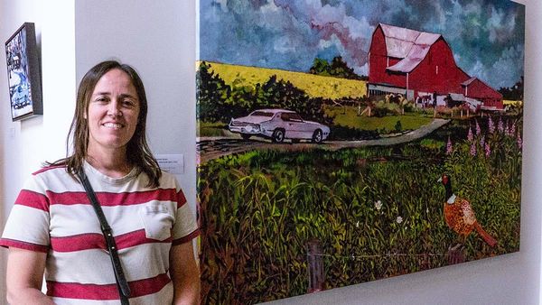 Anong Migwans Beam: Exhibition of dazzling work  features artist’s own handmade paints on now at OCF