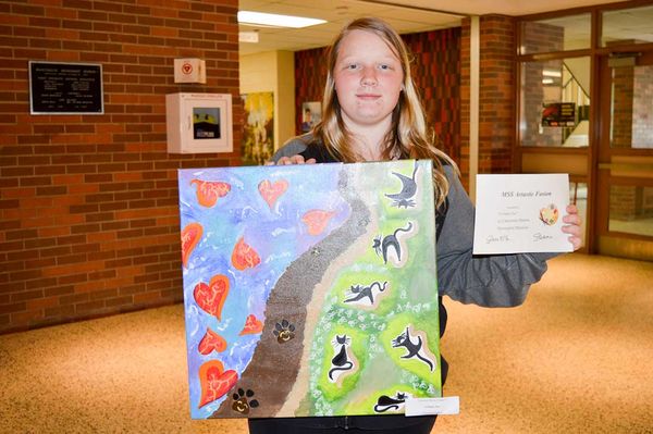 Artastic Fusion showcases Manitoulin Secondary School artists’ work