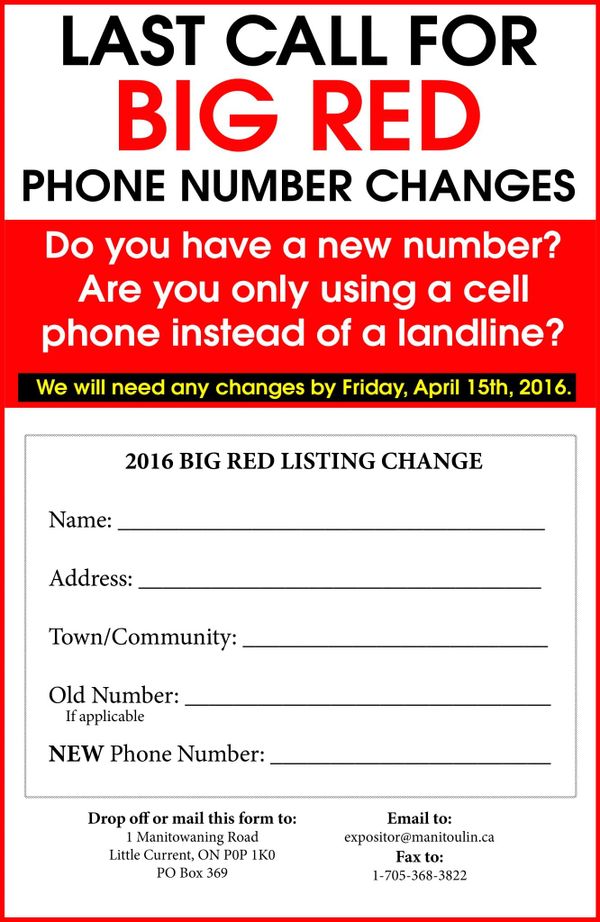 2016 Big Red phone book in production