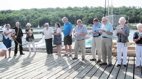 Blessing of the Boats Marine Service replicates 1950s Order of Service