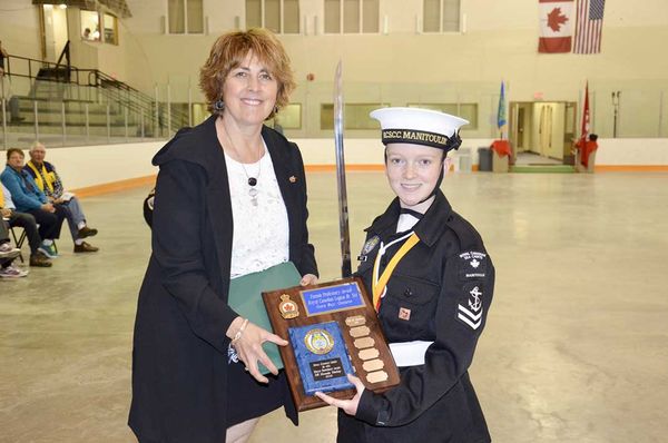 Former Sea Cadet  receives special post- secondary scholarship