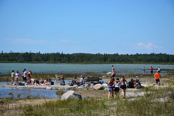 100 visitors Camp Solelim visit Misery Bay
