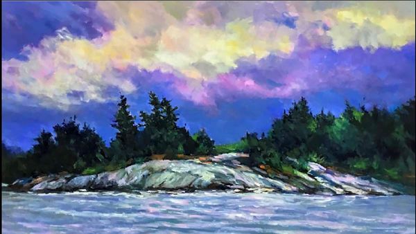Spirit Island, paintings from artist Cathy Boyd, opens July 9 at Perivale Gallery