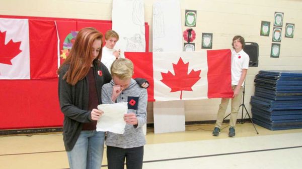 Charles C. McLean hosts Remembrance Day ceremony