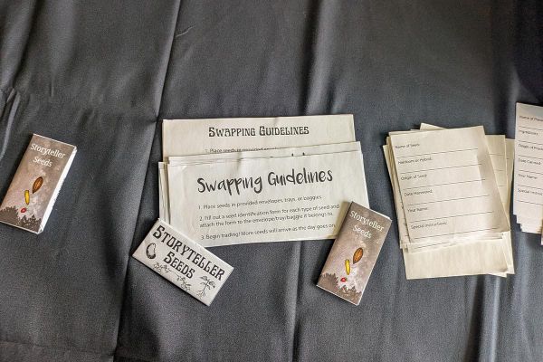 Gardeners gather for another successful Debajehmujig seed swap